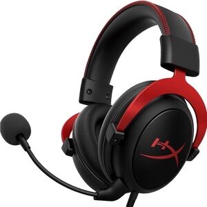 HyperX Cloud 2 Red and Black Gaming Headset